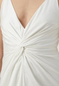 Abercrombie & Fitch COWL NECK MIDI DRESS - Koktailové šaty/večierkové šaty - snow white