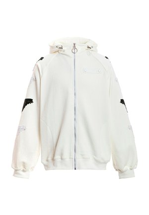 Sudadera con cremallera - white