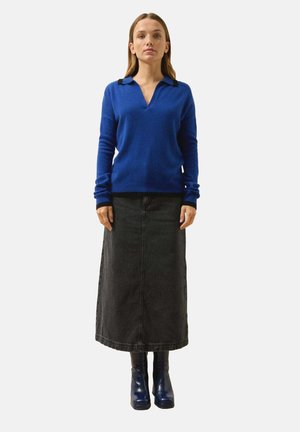 EOLIANE CROSSED TWO-TONE - Pullover - ultramarine black