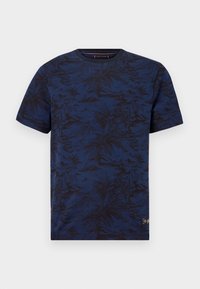 SUMMER SLUB TEE - T-shirt imprimé - desert sky/dark navy