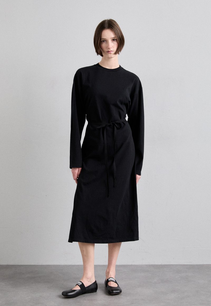 MM6 Maison Margiela Džersio suknelė - black