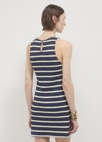 Calliope IN A RIGHE - Strickkleid - var blu notte