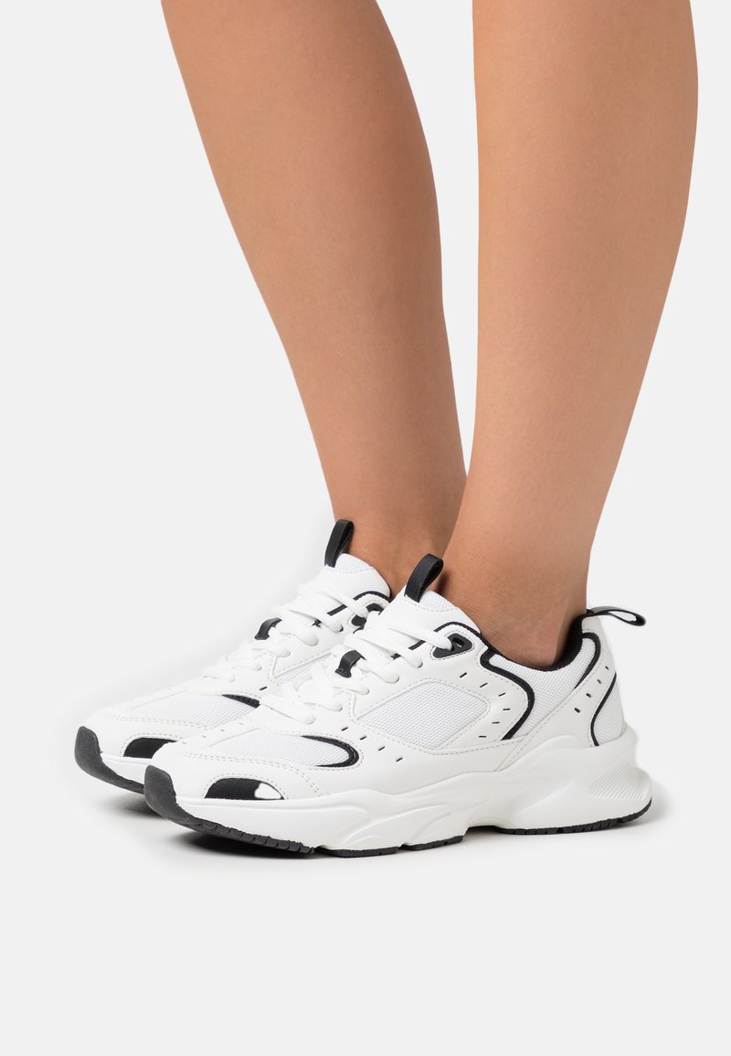 Even&Odd Wide Fit Sneakers laag white/black/wit Zalando.be
