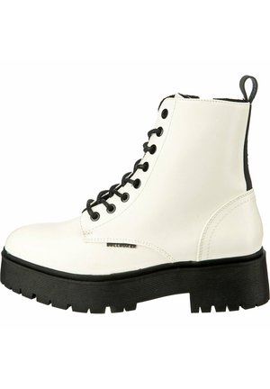 Bottines à lacets - white