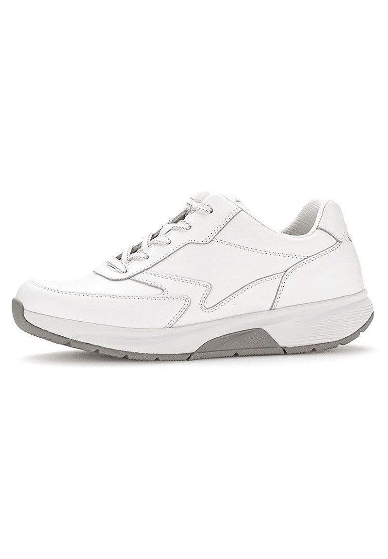 Gabor Sneaker Nappaleder Weiß/Gold