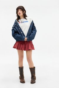 BDG Urban Outfitters CRYING BABY - Marškinėliai su spaudiniu - white