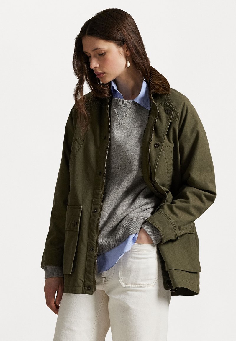Polo Ralph Lauren COTTON UTILITY JACKET - Vasaras jaka - olive