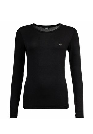 RUNDHALS - ESSENTIAL STUDS,  STRETCH  - Langarmshirt - schwarz