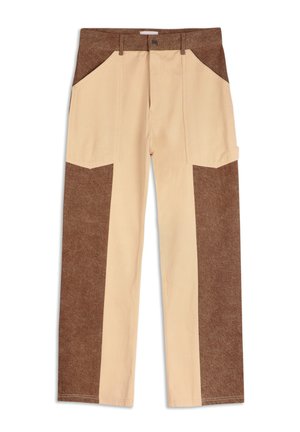 Bobo Choses COLOR BLOCK - Jeans Relaxed Fit - beige