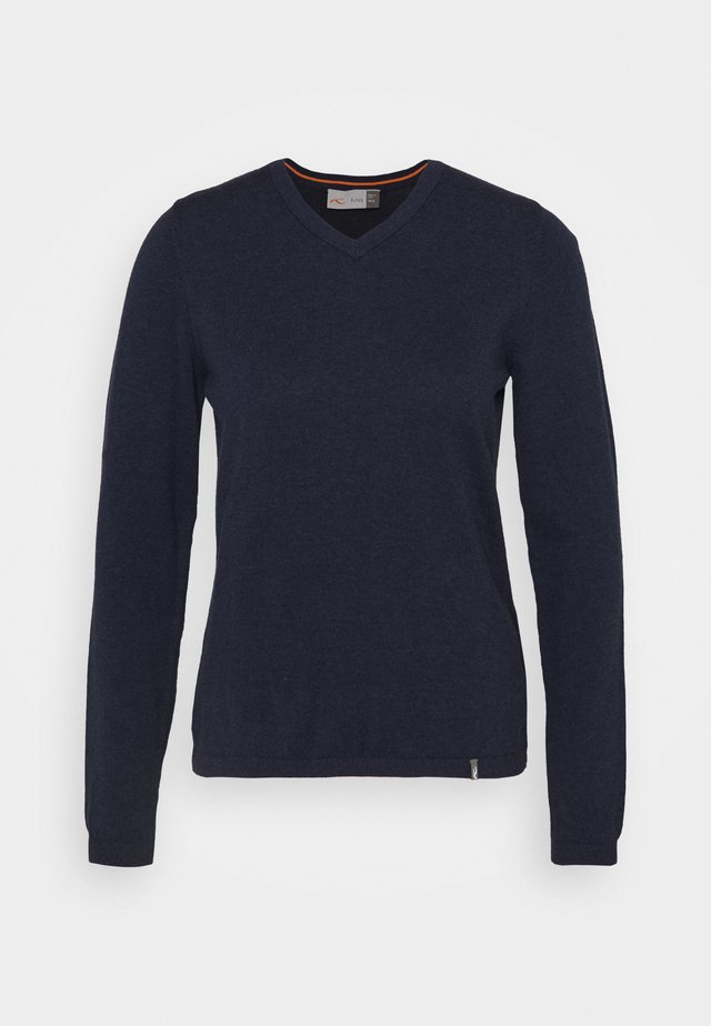 WOMEN KICKI - Pullover - atlanta blue melange