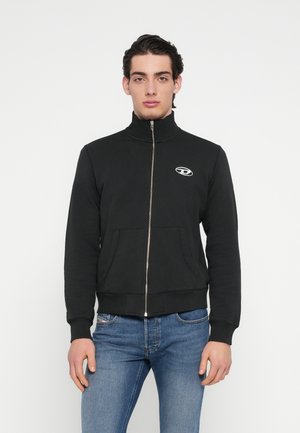 GINN - Mikina so zipsom - black