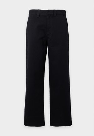Lyle & Scott, STRAIGHT LEG WORK PANTS - Παντελόνι - jet black