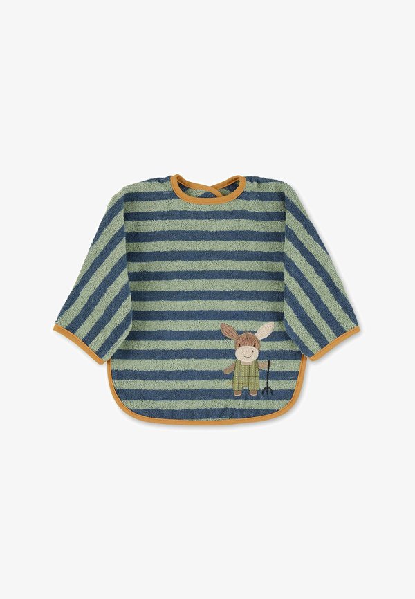 Sleeve bib Emmilius – Lätzchen – mittelblau