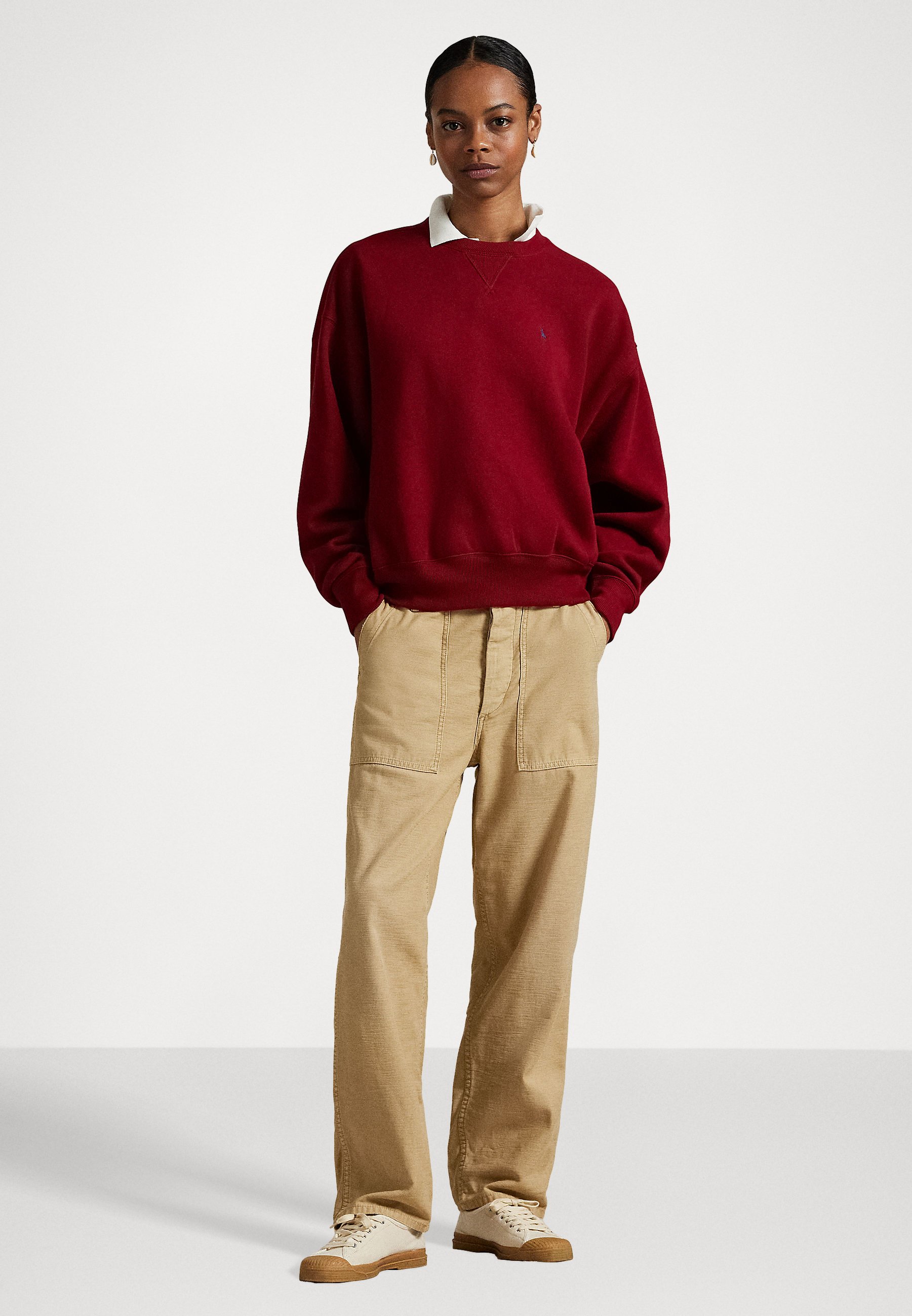 Polo Ralph Lauren FLEECE CREWNECK - Strickpullover - holiday red