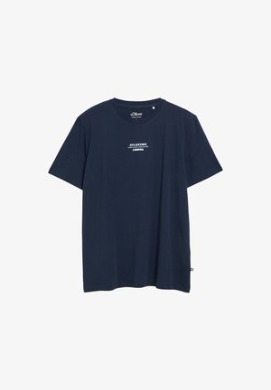 s.Oliver, T-SHIRT - T-shirt imprimé - navy