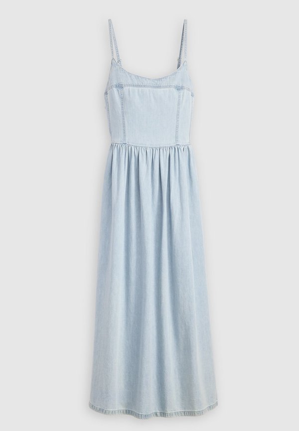 ALESSIE BUSTIER DRESS - Denim dress - rounded the corner4