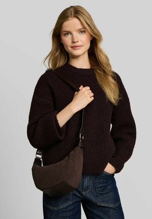 TOM TAILOR DENIM, TOM TAILOR DENIM BAGS TTLIRIEL M UMHÄNGETASCHE - Sac bandoulière - dark brown
