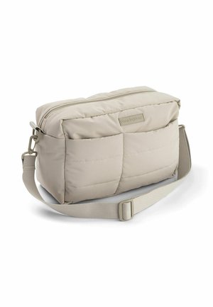 QUILTED STROLLER - Keresztpántos táska - beige