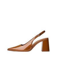 BLOCK HEEL - Korolliset avokkaat - mottled orange
