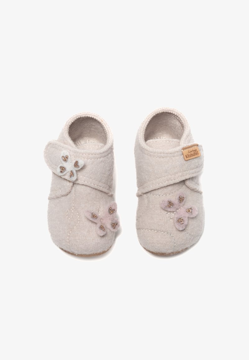 Living Kitzbühel BABYKLETTSCHUH SCHMETTERLING - Chaussons - oat milk