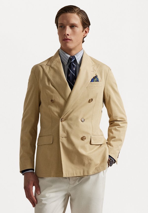 POLO SOFT TAILORED STRETCH CHINO JACKET - Blazer jacket - tan