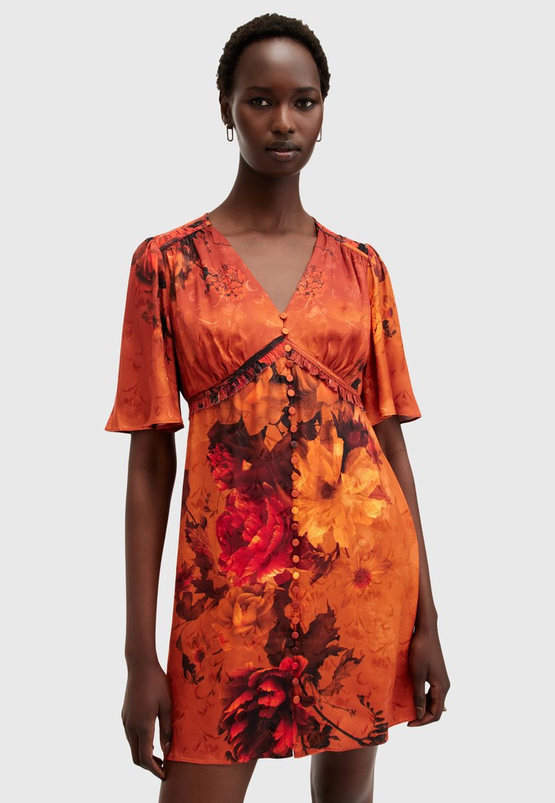 AllSaints Freizeitkleid - orange