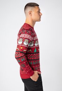 Sublevel Strickpullover - red