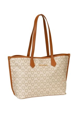 Shopping bag - bianco cuoio