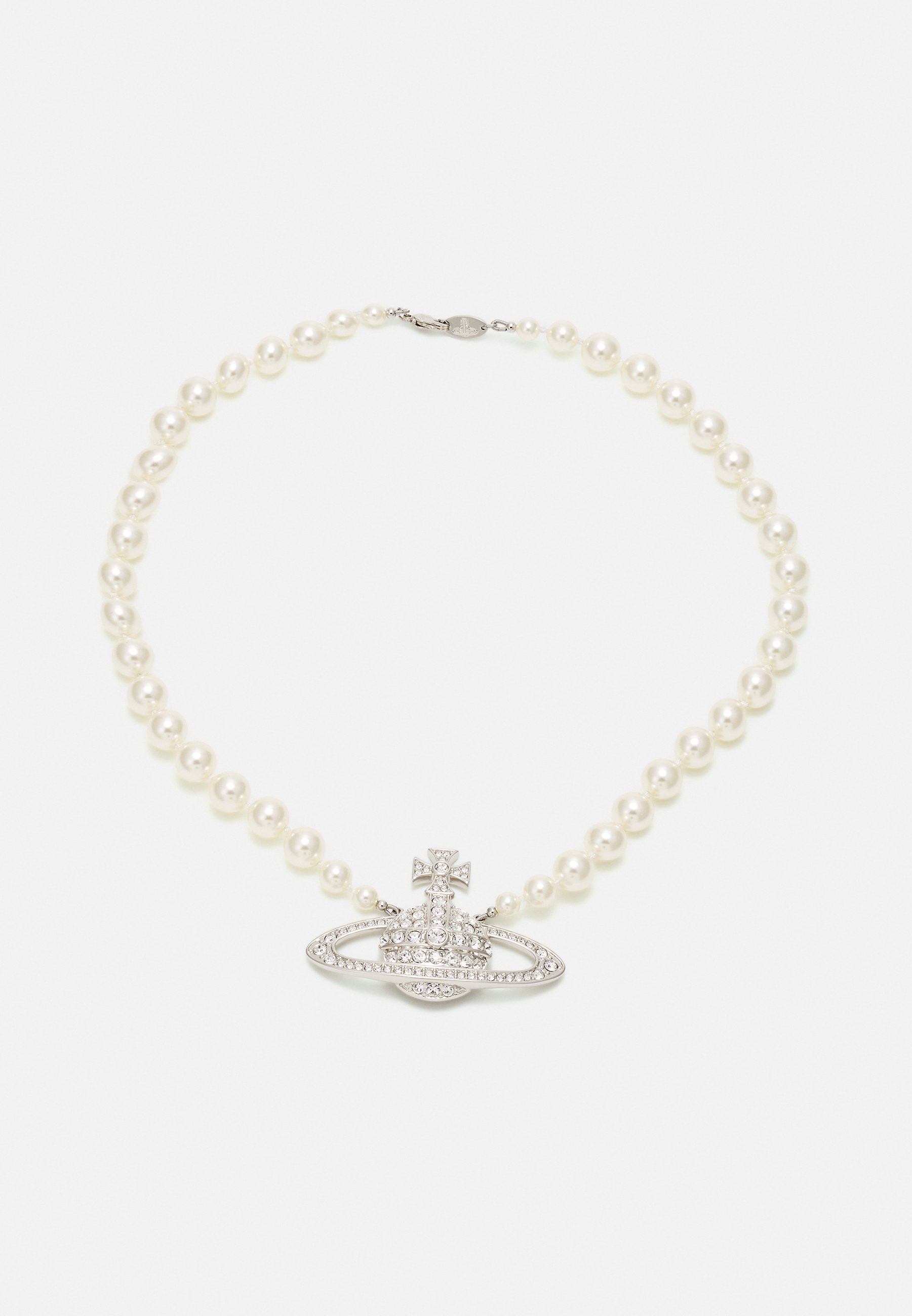 Vivienne Westwood RELIEF PEARL NECKLACE UNISEX - Necklace - cream 