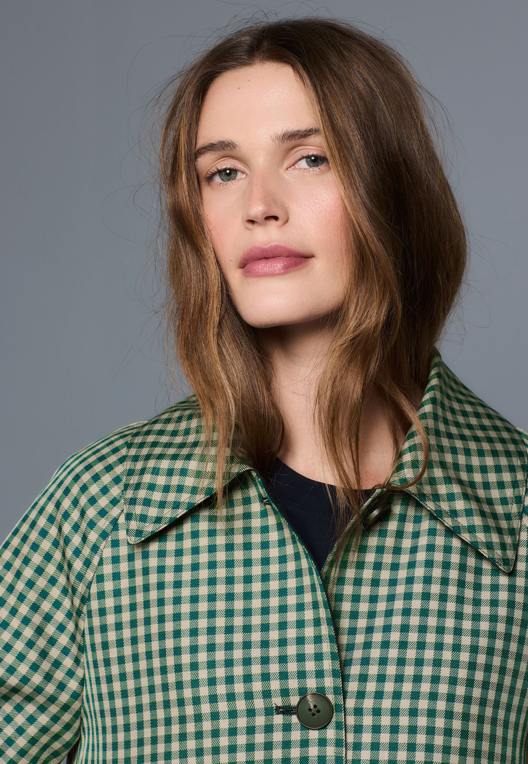 Next REGULAR FIT REVERSIBLE - Trenchcoat - green check/green - Zalando