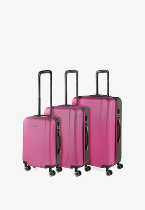 TIBER SET - Juego de maletas - anthracite pink