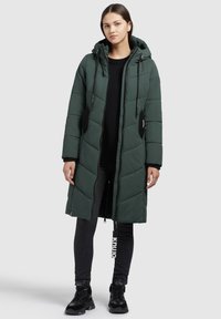 khujo ARIBAY4 PEACHED - Cappotto invernale - blaugrün