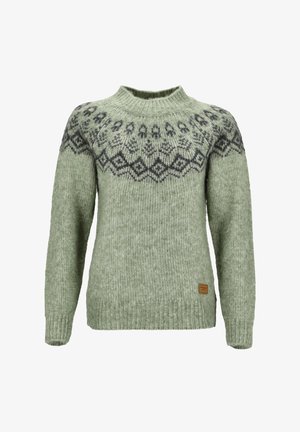 Swedemount, LOFOTEN WOOL KNIT W - Pullover - seaweed melange