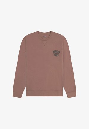 Wrangler AMERICANA REGULAR FIT ciemnobrązowy