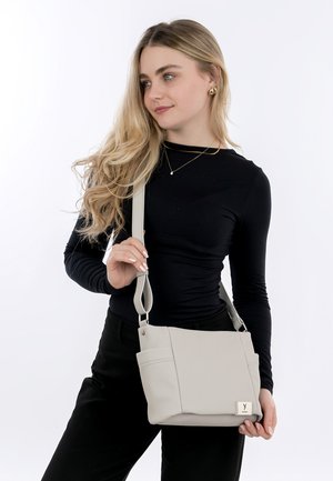 UMHÄNGE RICKY - Cross body bag - lightgrey