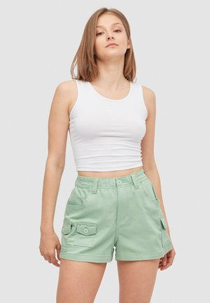 Short Roxy Scenic Route Elastic Waist Mujer Verde Shorts Roxy