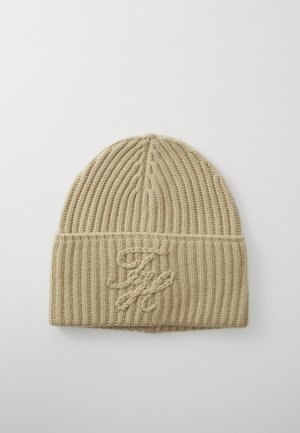 ELEVATED SCRIPT BEANIE - Lue - sandalwood