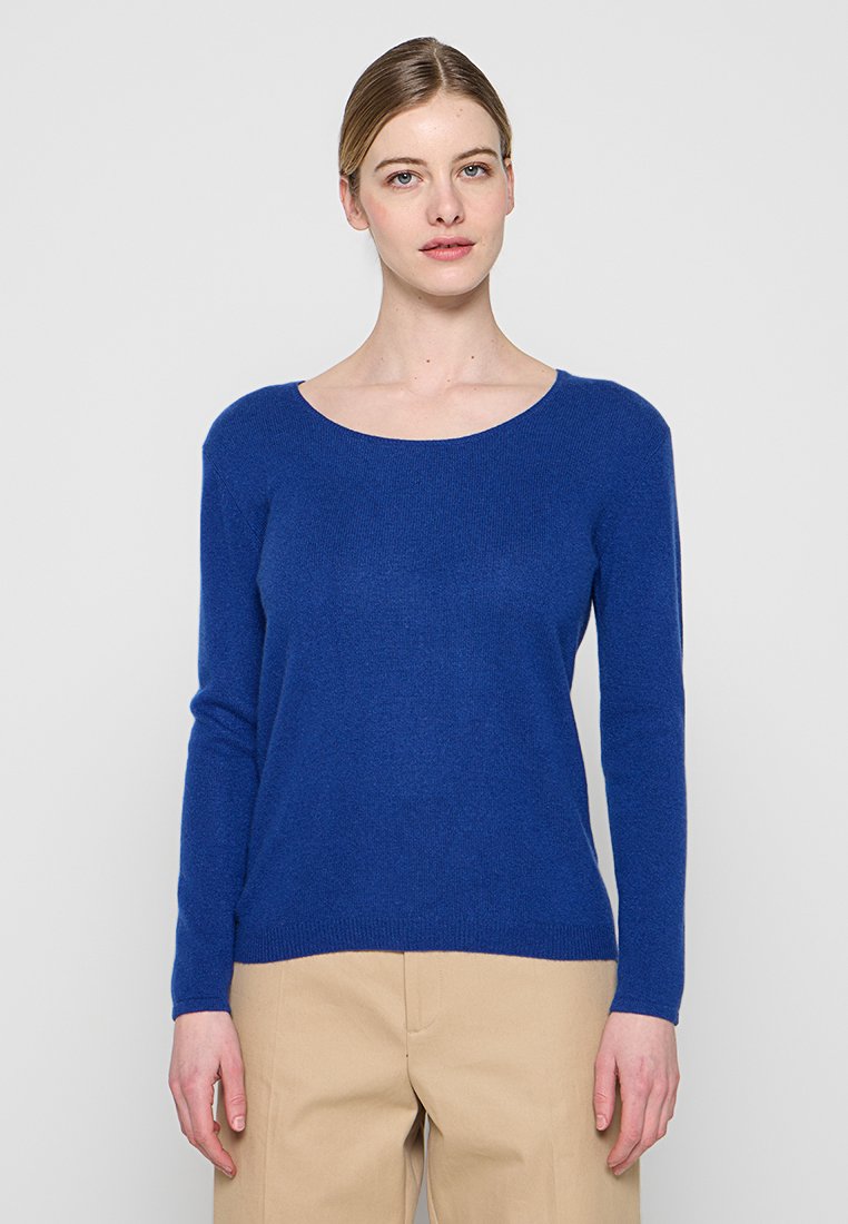 Just Cashmere Trui koningsblauw