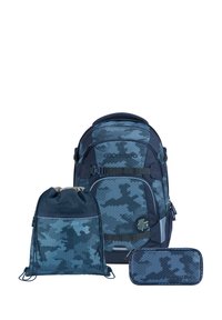 coocazoo SET GEOMETRIC SKY 3-TEILIG - School bag - blau