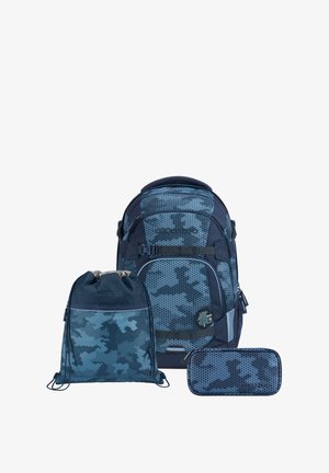 coocazoo SET GEOMETRIC SKY 3-TEILIG - School bag - blau