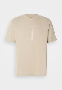 MARKER - Majica kratkih rukava s printom - light taupe