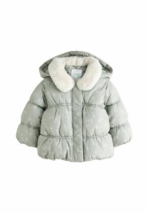 Next, SHOWER RESISTANT FAUX FUR COLLAR PADDED COAT - Geacă - sage green floral
