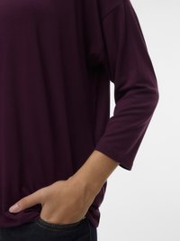 Vero Moda VMAVA 3/4 NOOS - Tops ar garām piedurknēm - winetasting