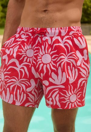 Next, REGULAR FIT  - Ujumisšortsid - red lilac