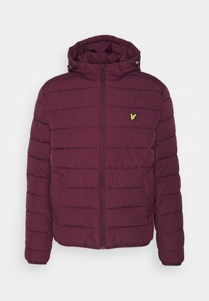 Lyle & Scott LIGHTWEIGHT PUFFER JACKET - Lehká bunda - burgundy