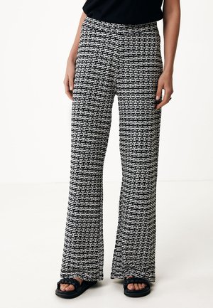 Mexx Knitted Pants - Spodnie materiałowe - black