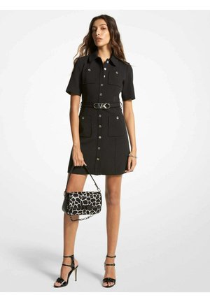 MOD BELT DRESS - Shirt dress - black 001