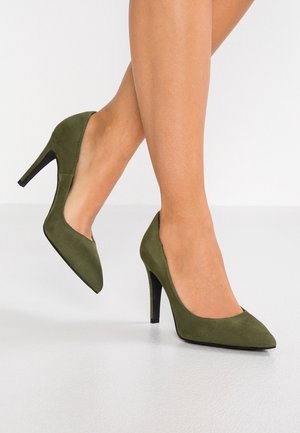 Zapatos altos - khaki