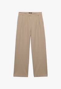 Ikke valgt, beige pinstripe