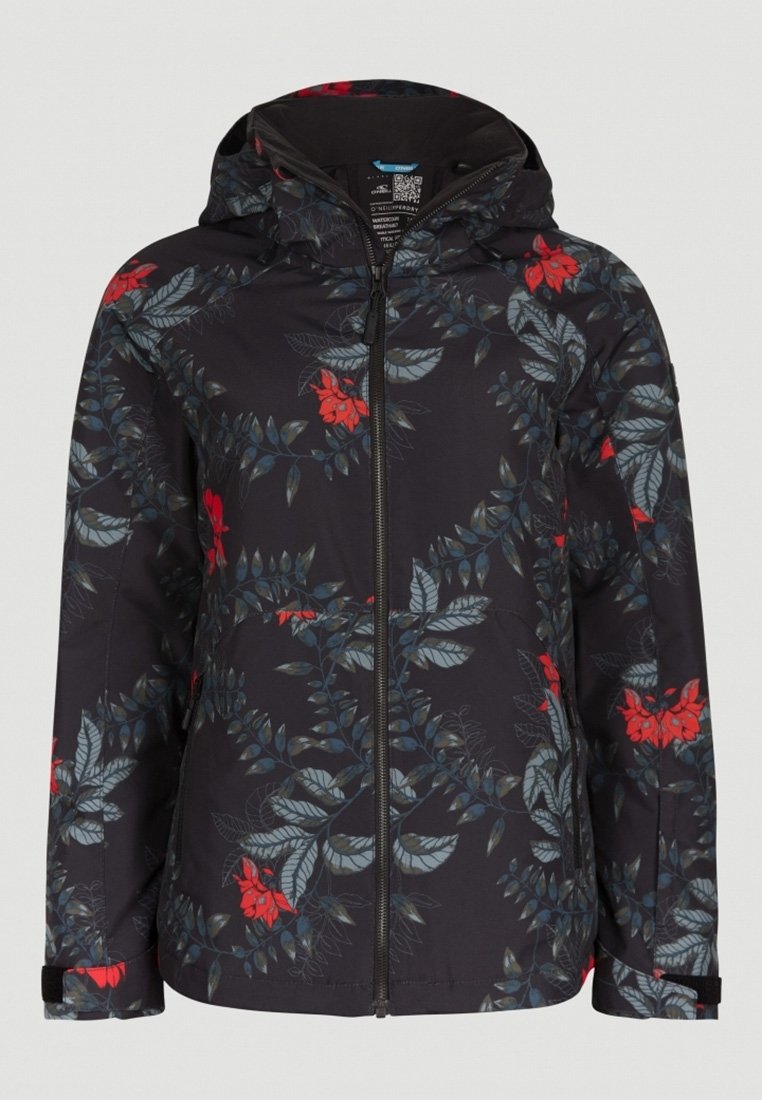 Damen Sportbekleidung | O'Neill ADELITE JACKET Snowboardjacke black with green/schwarz - JJ00479 Damen Sportbekleidung | O'Neill ADELITE JACKET Snowboardjacke black with green/schwarz - JJ00479
